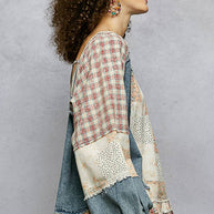 Double Gauze Woven Patch Top