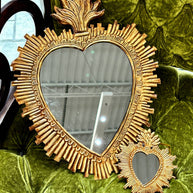 Tin Rays Sacred Heart Mirror
