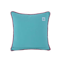 Spring Turquoise Camouflage Velvet Pillow 18X18