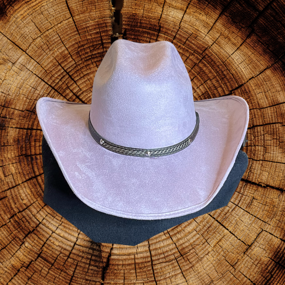Chihuahua Cowboy Vegan Suede Hat 