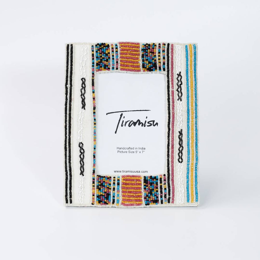 Beaded Harmony Picture Frame