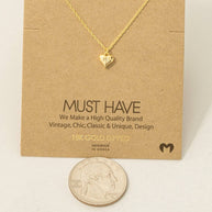 Mini Heart Pendant Necklace