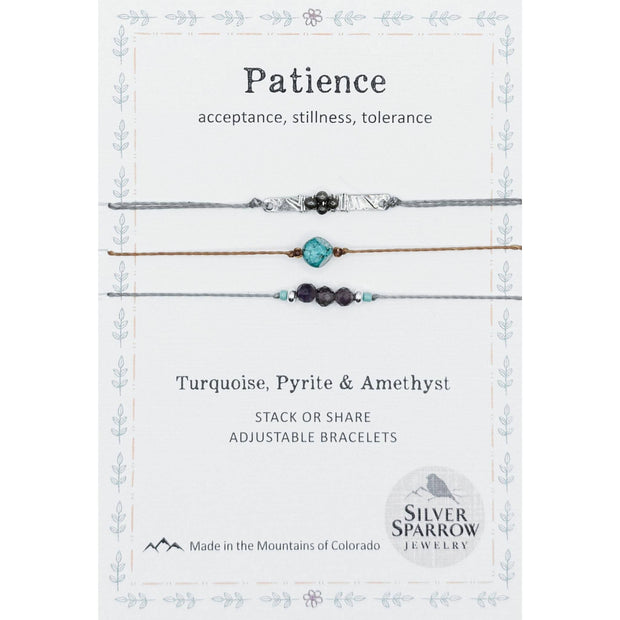 Patience Stackable Bracelet Trio