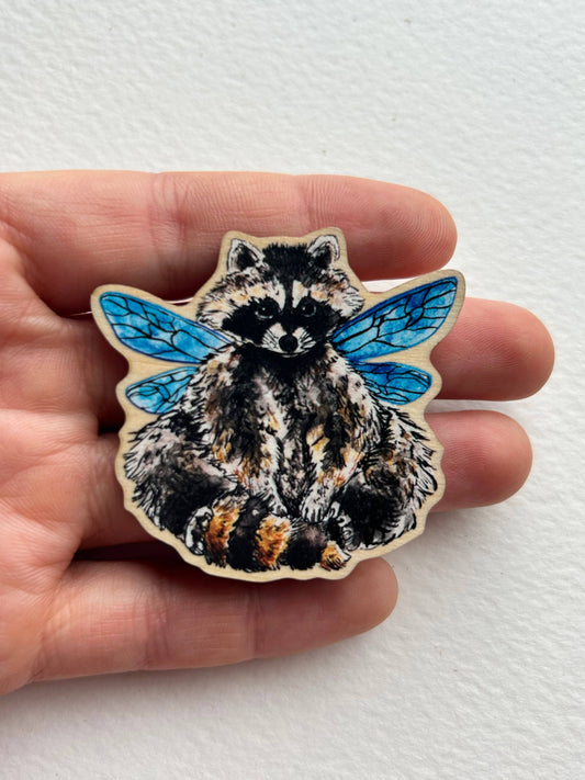 Raccoon Fairy Magnet