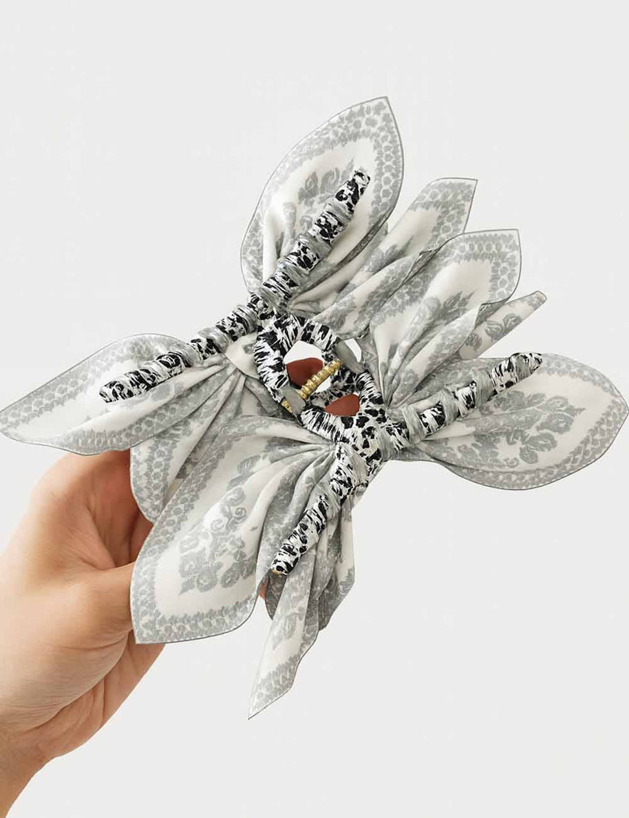 Paisley Print Hair Clip, Several Colors
