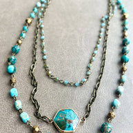 Janet Necklace Turquoise