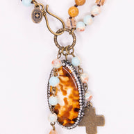 Emma Necklace in Amazonite and Jasper
