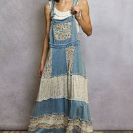 Vintage Washed Suspender Dress, Denim