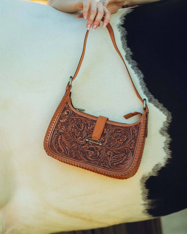Loyal West Dannia Purse, Large, Saddle Brown