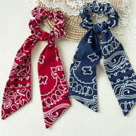 Bandana Ribbon Scrunchie