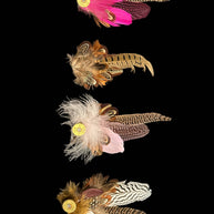 Decorative Side Hat Feathers