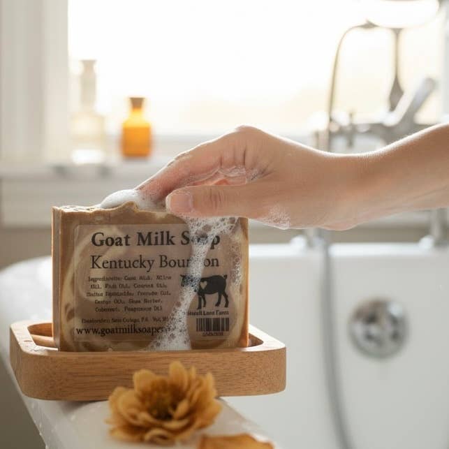 Kentucky Bourbon Goat Milk Soap