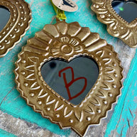 Small Mirrored Sacred Hearts