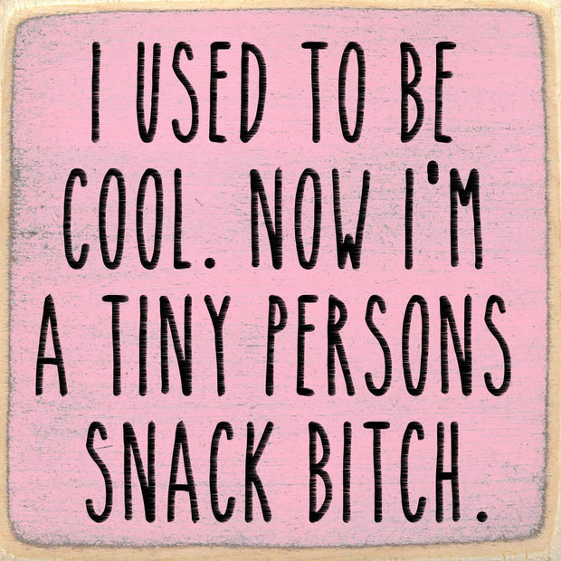 4X4-Snack Bitch Wood Sign