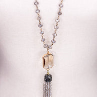 Athena Necklace in Smoke