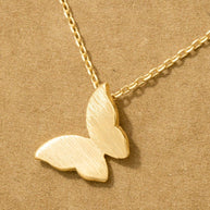 Mini Butterfly Pendant Necklace