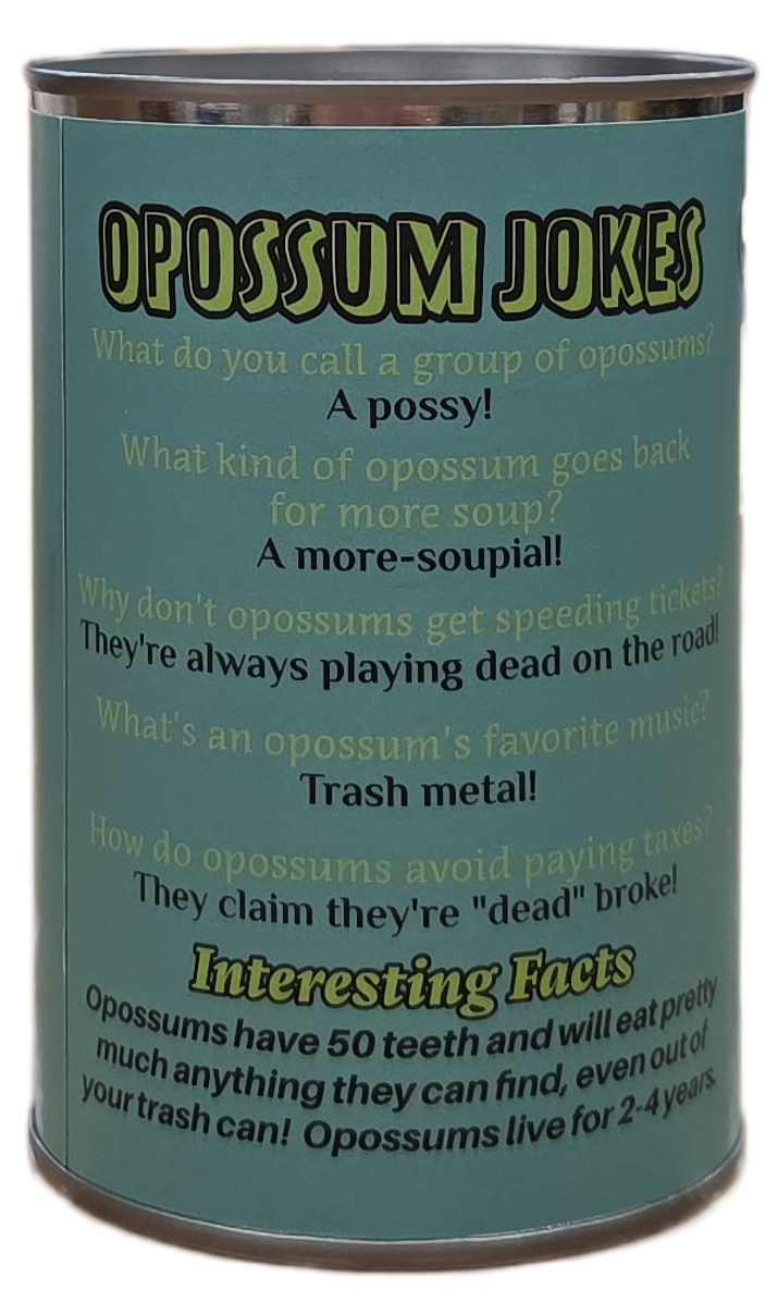 Oliver the Canned Opossum