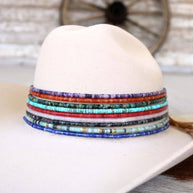 Black Jasper Stone Hat Band