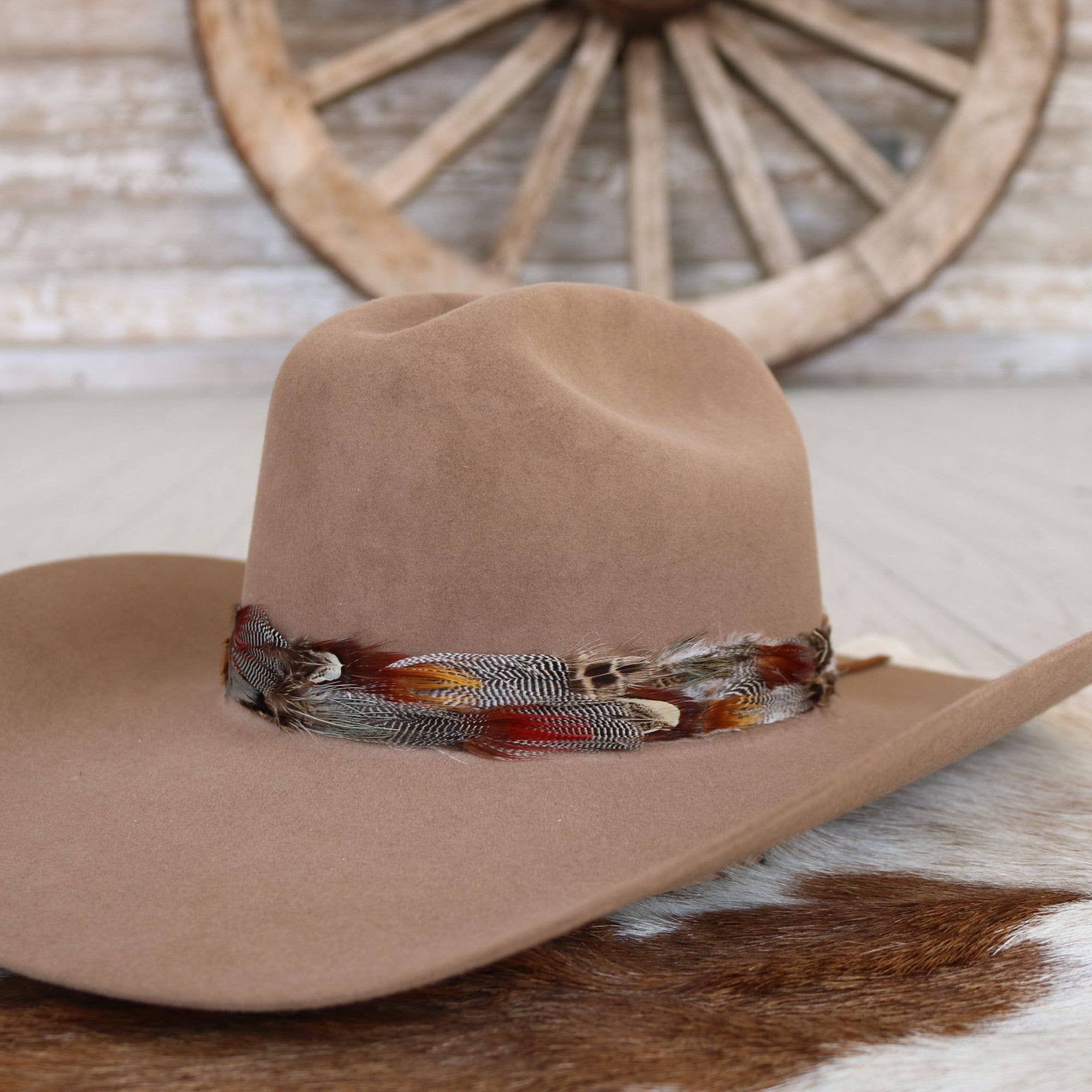 Dripping Springs Feather Hat Band