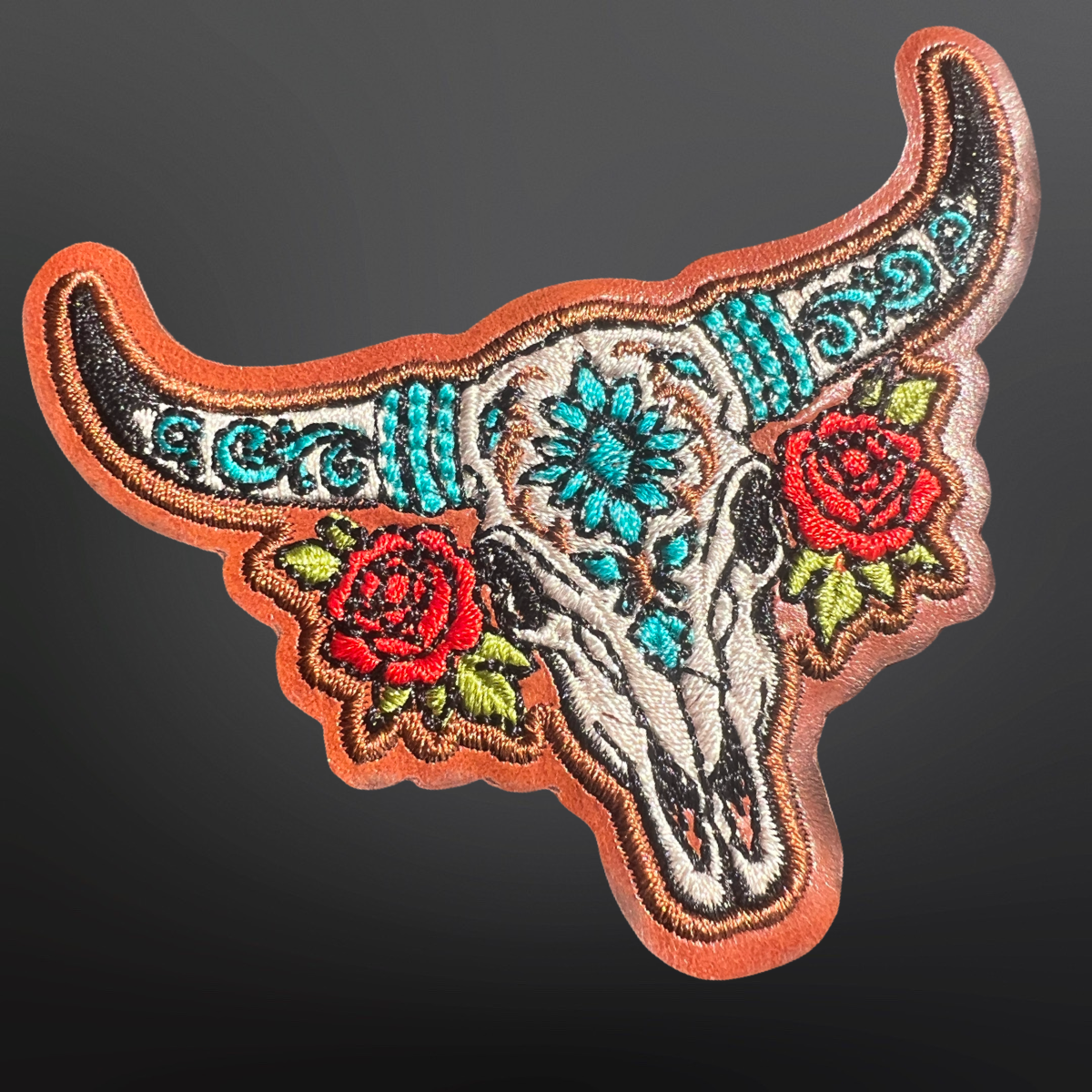 Trucker Hat Patch - Southwestern Desert Longhorn Cow Skull