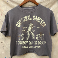 Original Gangsta Relaxed Crop T-shirt