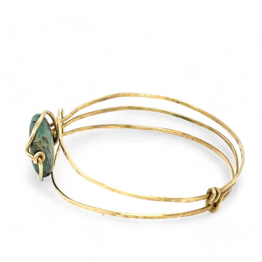 Handmade Turquoise Moon Bracelet