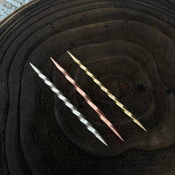 3-Pack Mixed Metal Cowboy Toothpick Set