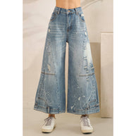 Upside Down Capri Jeans
