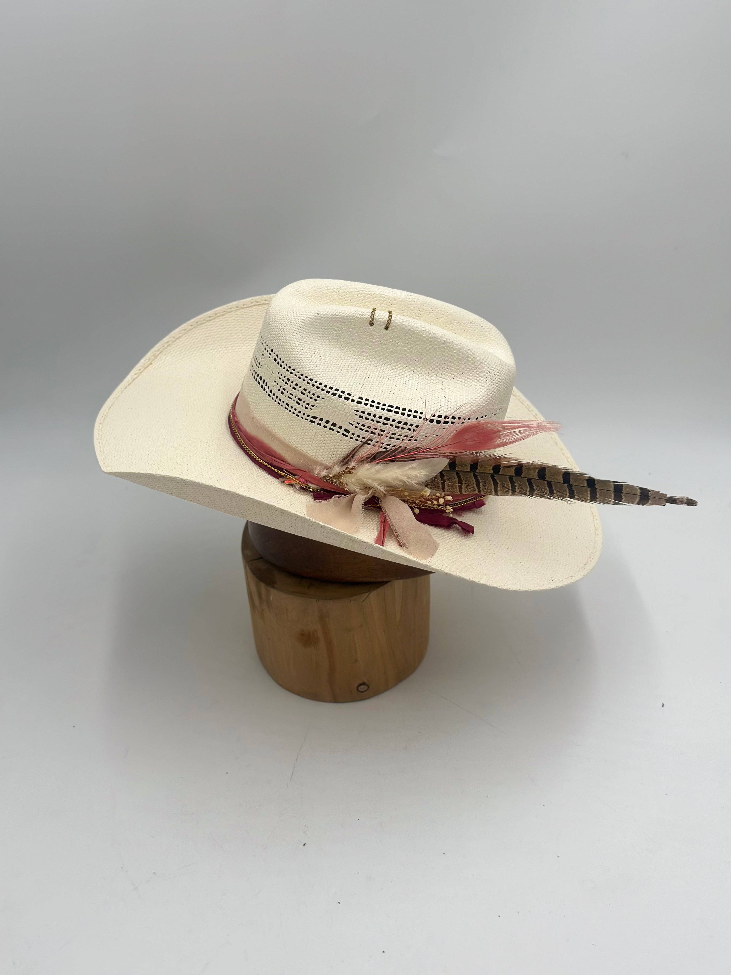 Costal cowgirl straw hat