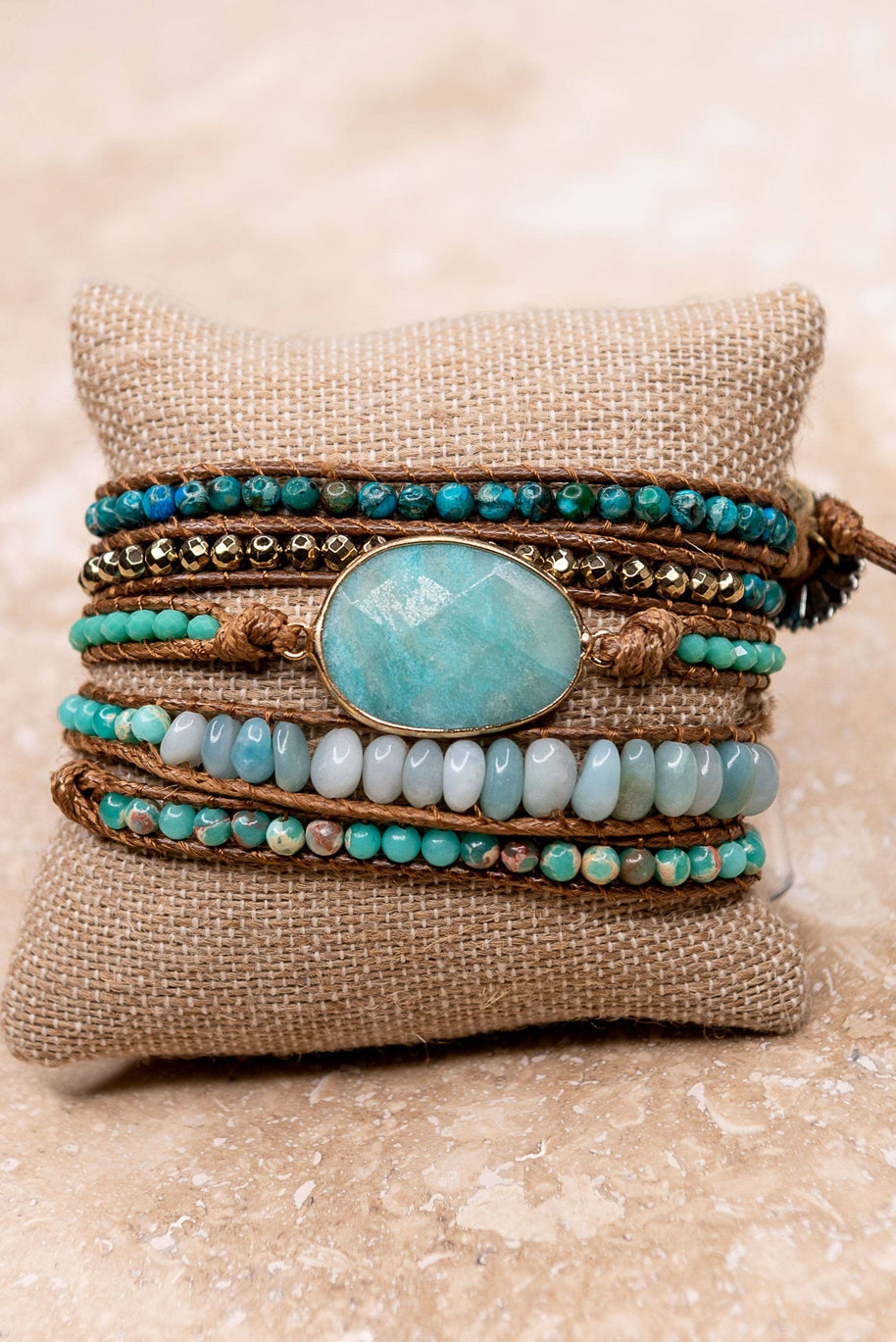 Kelly Wrap Bracelet: Pink