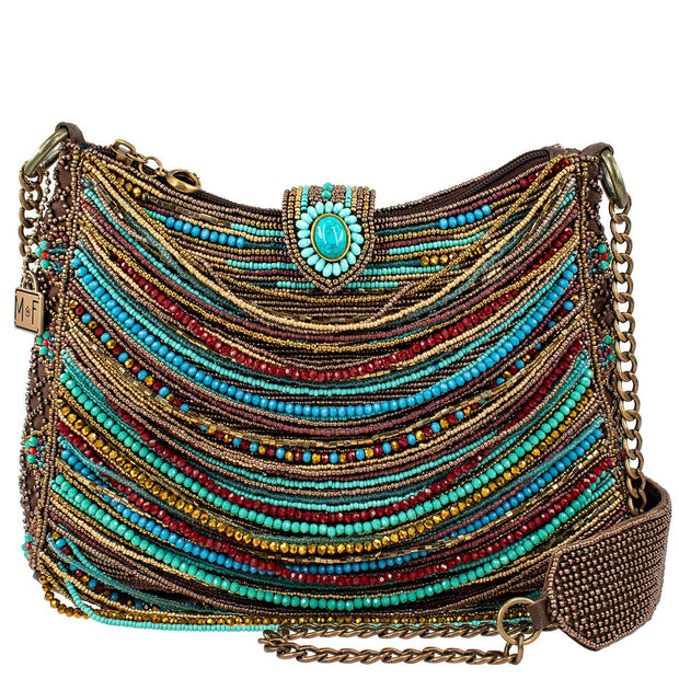 Beaded Strands Southwestern Crossbody Handbag