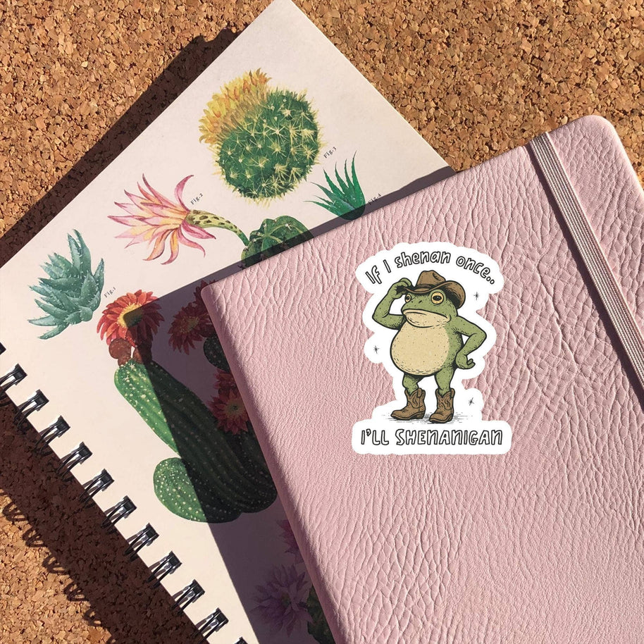 If I Shenan Once I'll Shenan Again Sticker