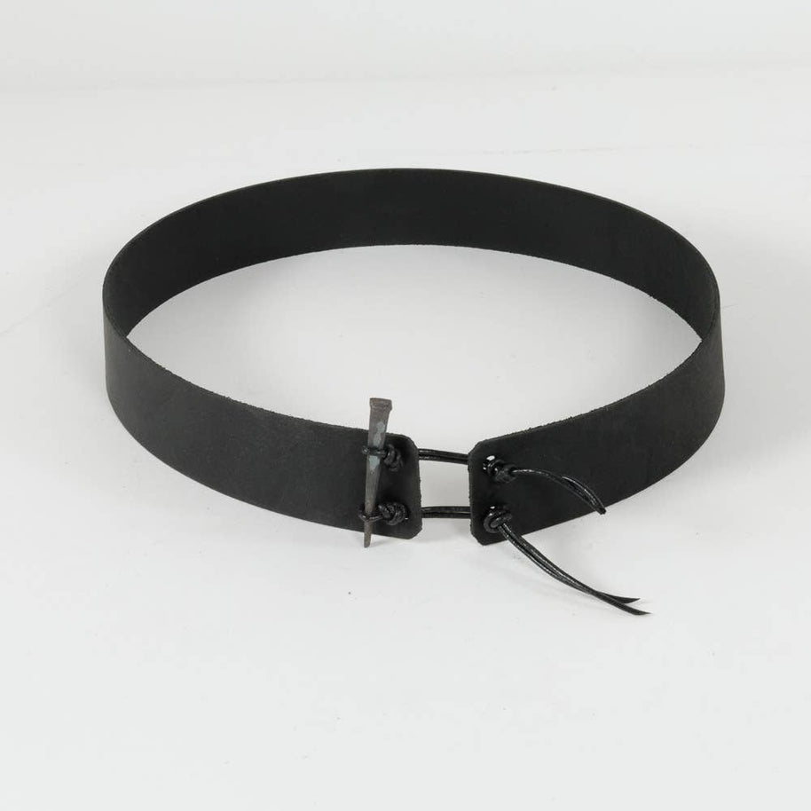 Genuine Leather Hat Band - Style Rawhide