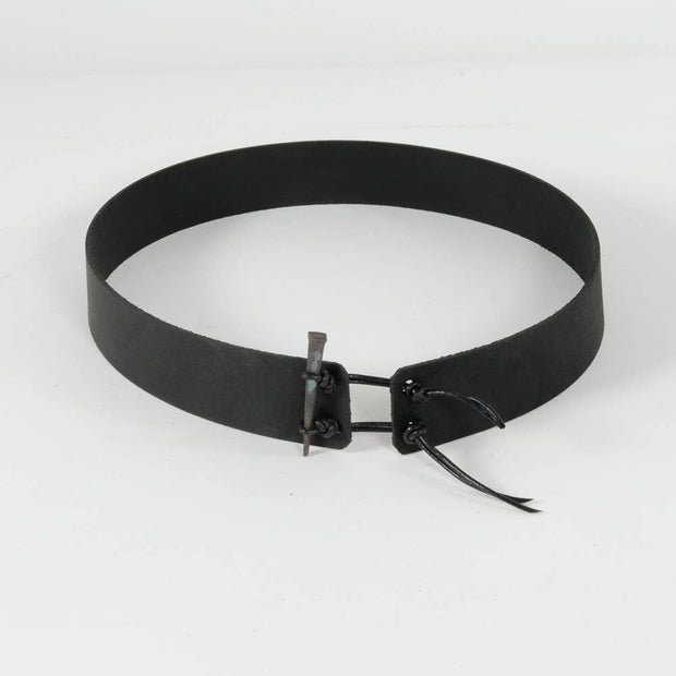 Genuine Leather Hat Band - Style Rawhide