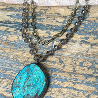 Paige Necklace Smokey