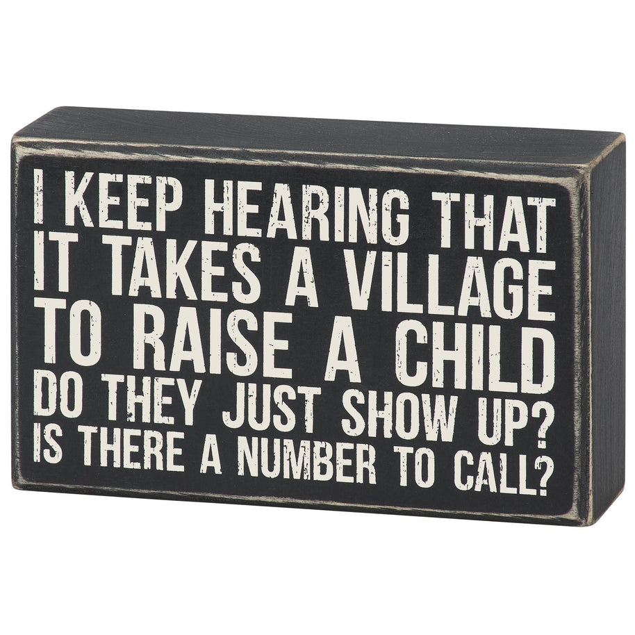 Is There A Number To Call Box Sign