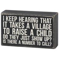 Is There A Number To Call Box Sign