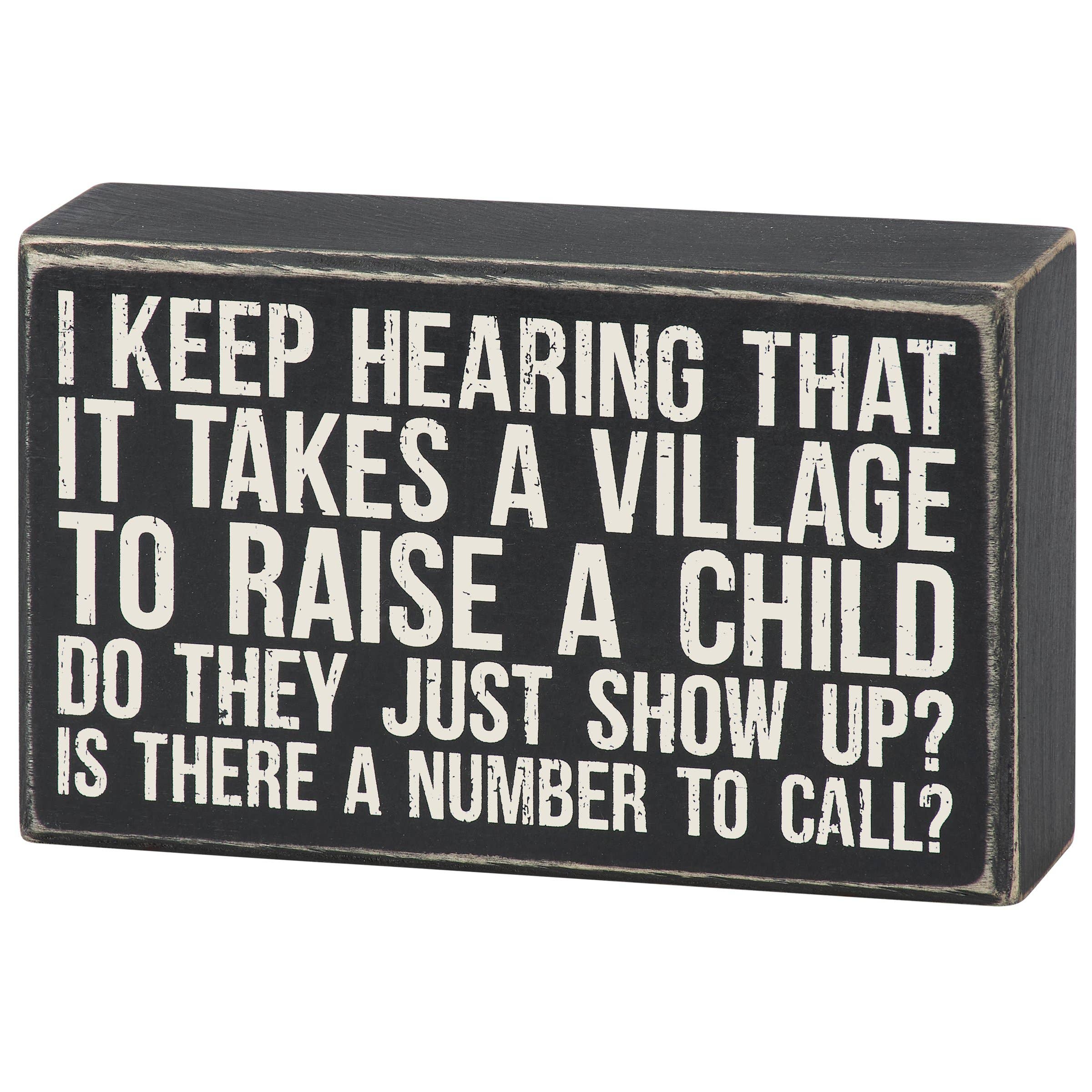 Is There A Number To Call Box Sign