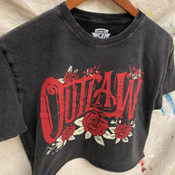Outlaw Cropped T-shirt