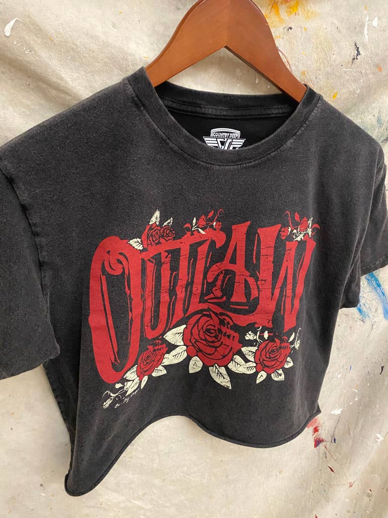 Outlaw Cropped T-shirt