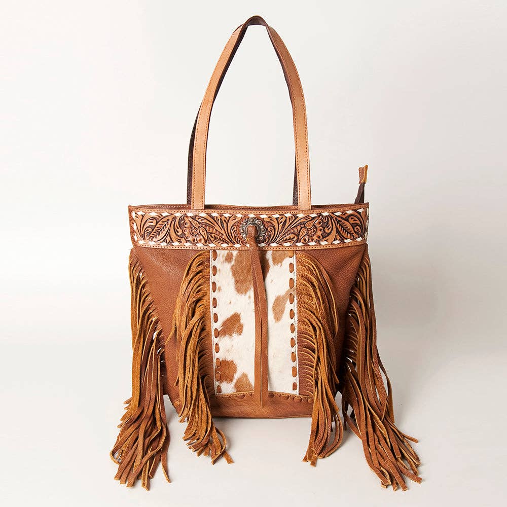 Hair-On Hide Western Bag
