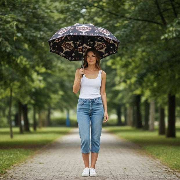 White River Black/Brown Umbrella