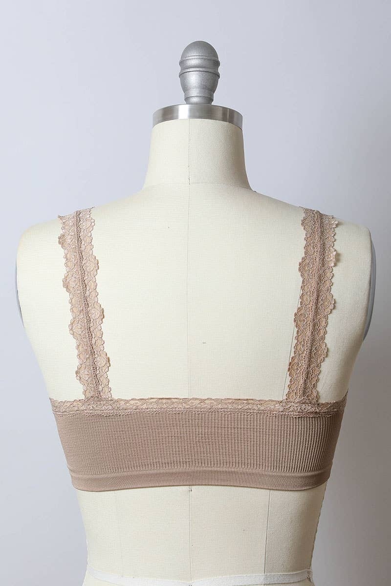 Ribbed Crop Tank Bralette