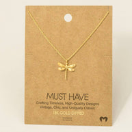 Dragonfly Pendant Necklace