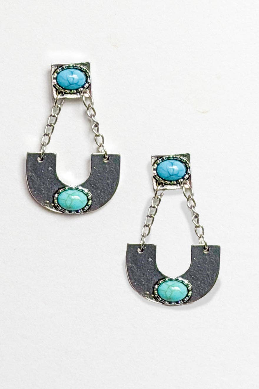 Blaze Chandelier Earring- Silver
