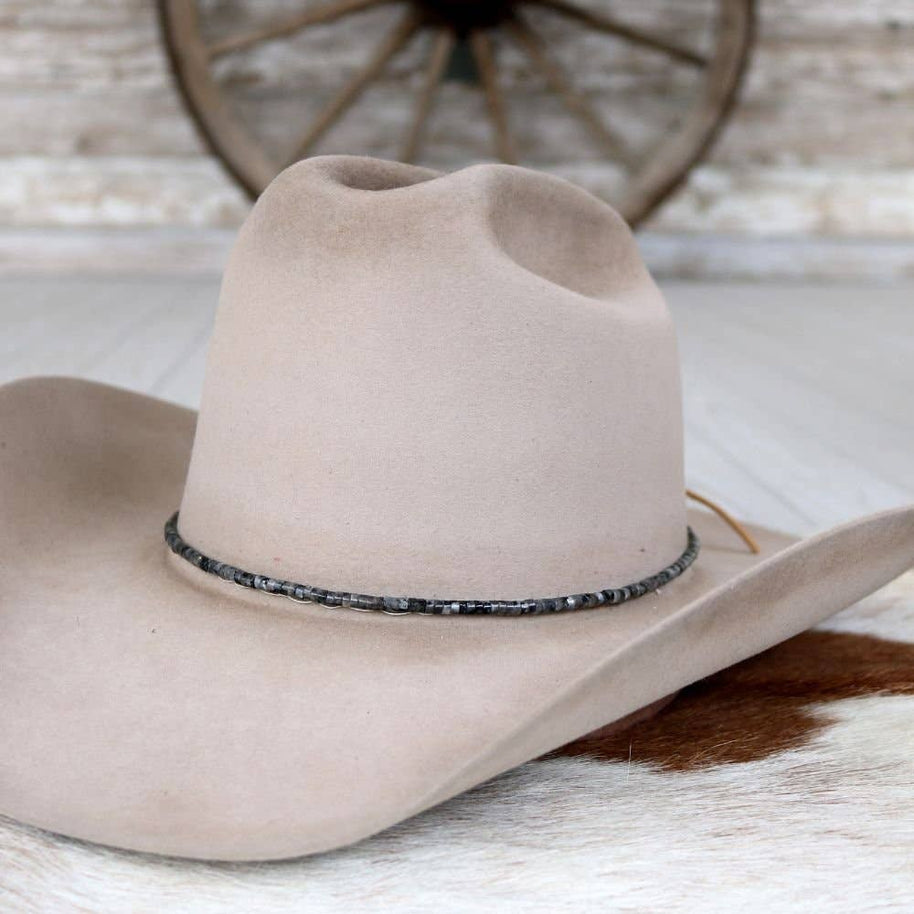 Black Jasper Stone Hat Band