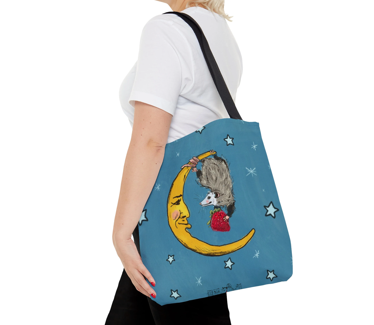 The Crazy Opossum Lady - Tote : The Offering Opossums  Bag Gift Wildlife Possum