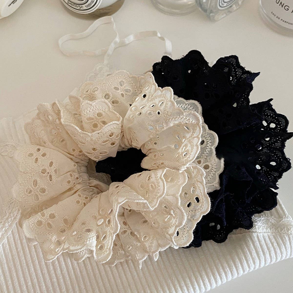Lace Hair Scrunchie
