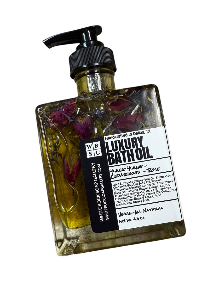 Luxurious Bath/Body Oil - Ylang Ylang Cedarwood & Rose