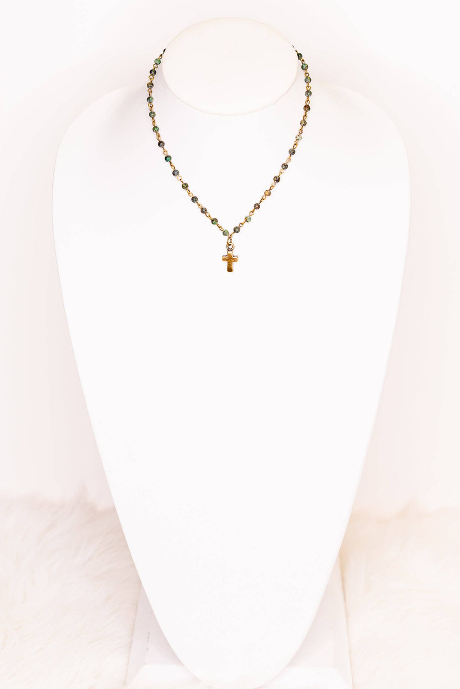 Phoebe Necklace in African Turquoise